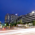 night view, night, hospital